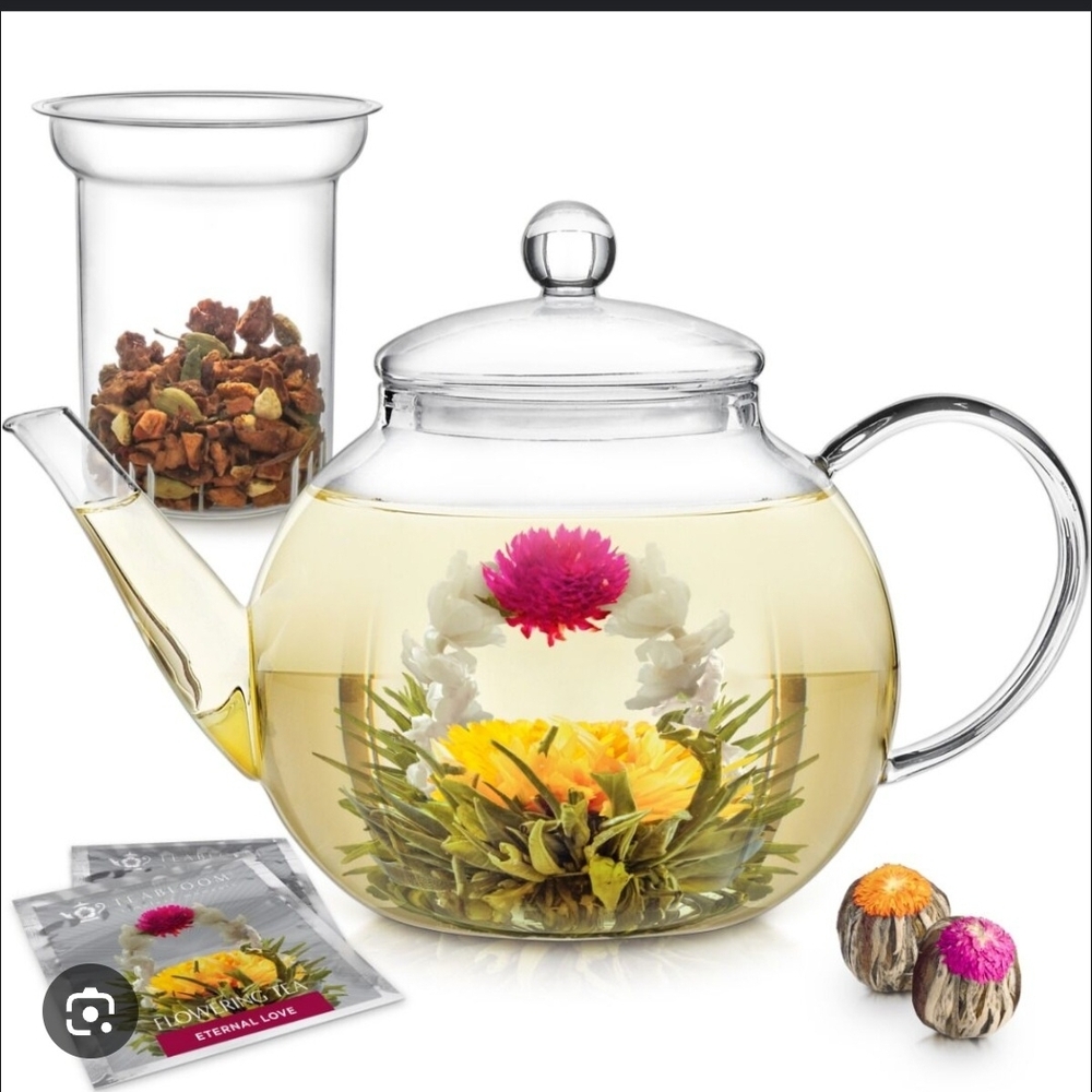 NIB Large Celebration Teapot By Teabloom